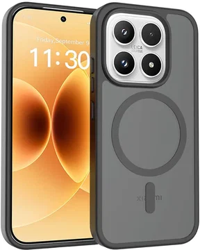 Xiaomi 17 Hybrid Hoesje met MagSafe Back Cover Matte Zwart