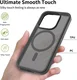 Xiaomi 17 Hybrid Hoesje met MagSafe Back Cover Matte Zwart afbeelding 2