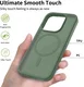 Xiaomi 17 Hybrid Hoesje met MagSafe Back Cover Matte Groen afbeelding 2