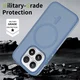 Xiaomi 17 Hybrid Hoesje met MagSafe Back Cover Matte Blauw afbeelding 4