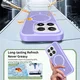 Xiaomi 17 Hybrid Hoesje met MagSafe Back Cover Matte Paars afbeelding 5