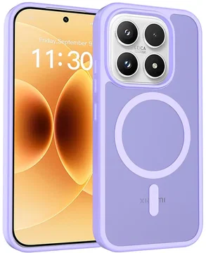Xiaomi 17 Hybrid Hoesje met MagSafe Back Cover Matte Paars