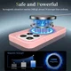 Xiaomi 17 Hybrid Hoesje met MagSafe Back Cover Matte Roze afbeelding 6