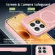 Xiaomi 17 Hybrid Hoesje met MagSafe Back Cover Matte Roze afbeelding 3