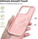 Xiaomi 17 Hybrid Hoesje met MagSafe Back Cover Matte Roze afbeelding 2