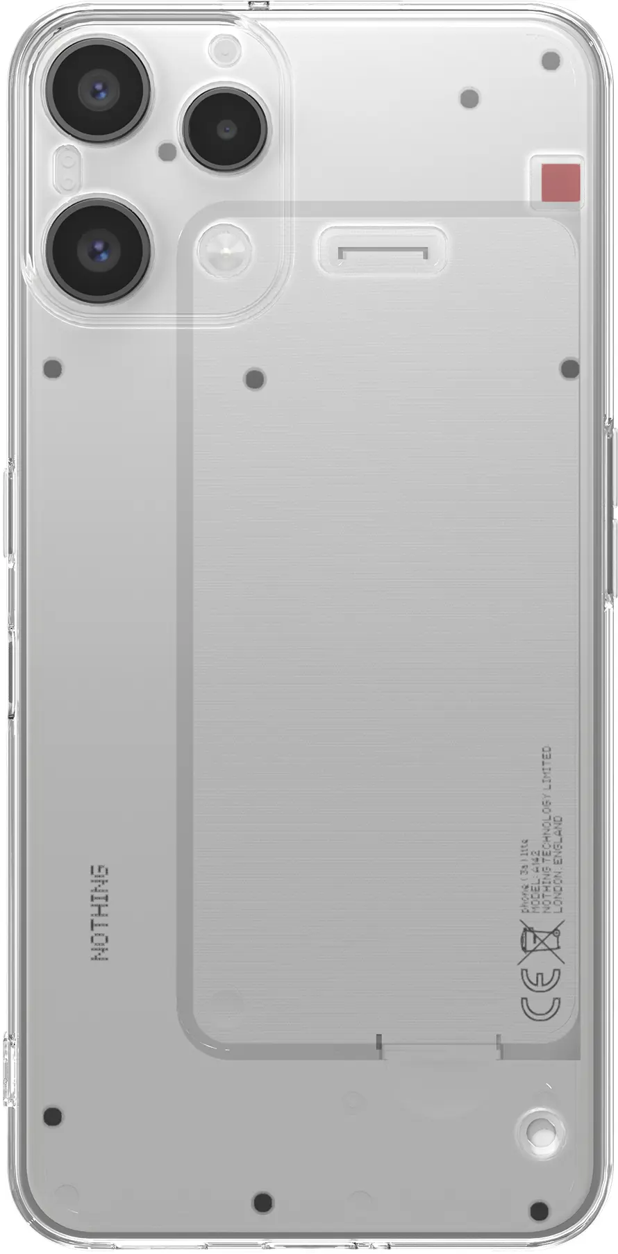 Nothing Phone 3A lite Hoesje Dun TPU Back Cover Transparant afbeelding 5