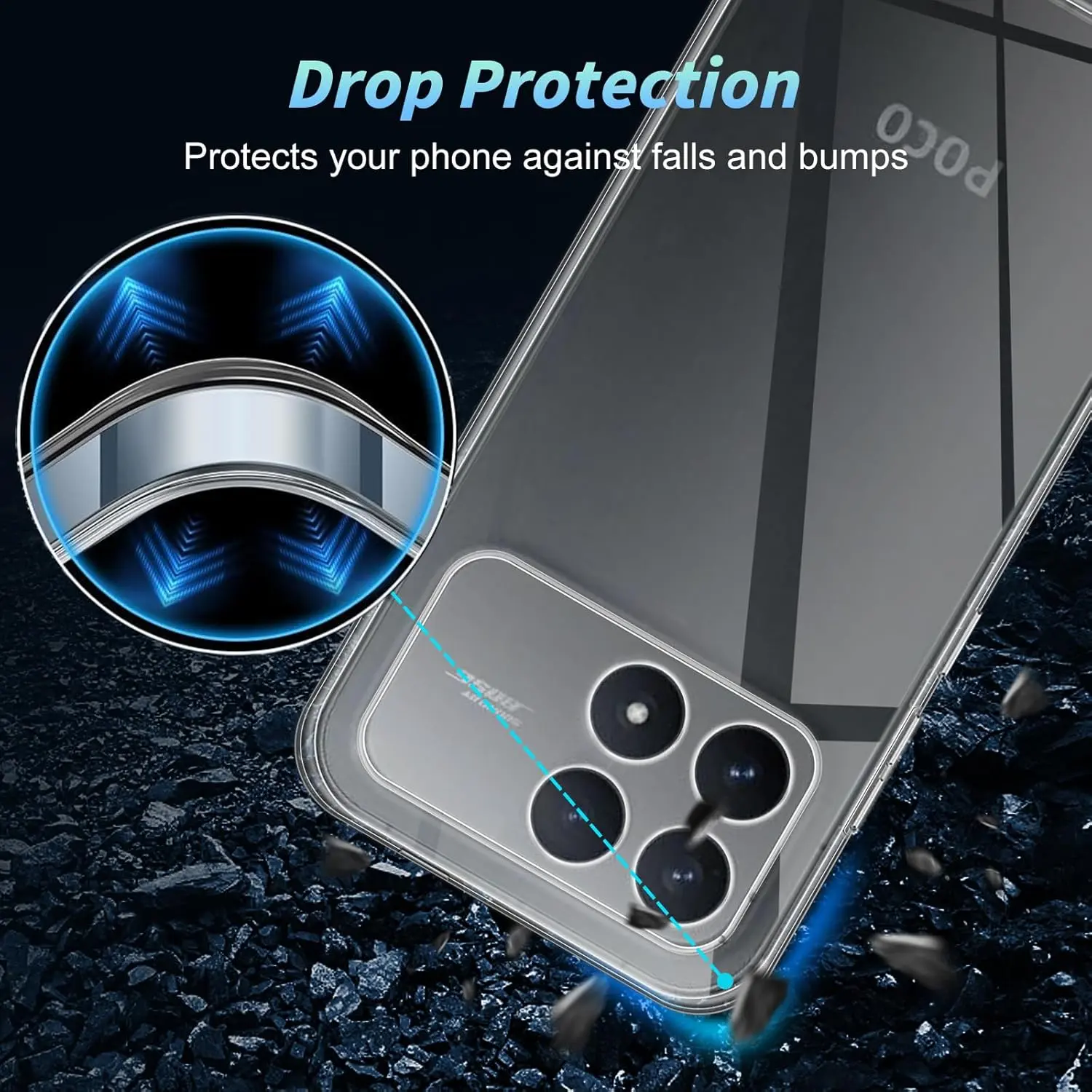 Xiaomi Poco F8 Pro Hoesje Dun TPU Back Cover Transparant afbeelding 5