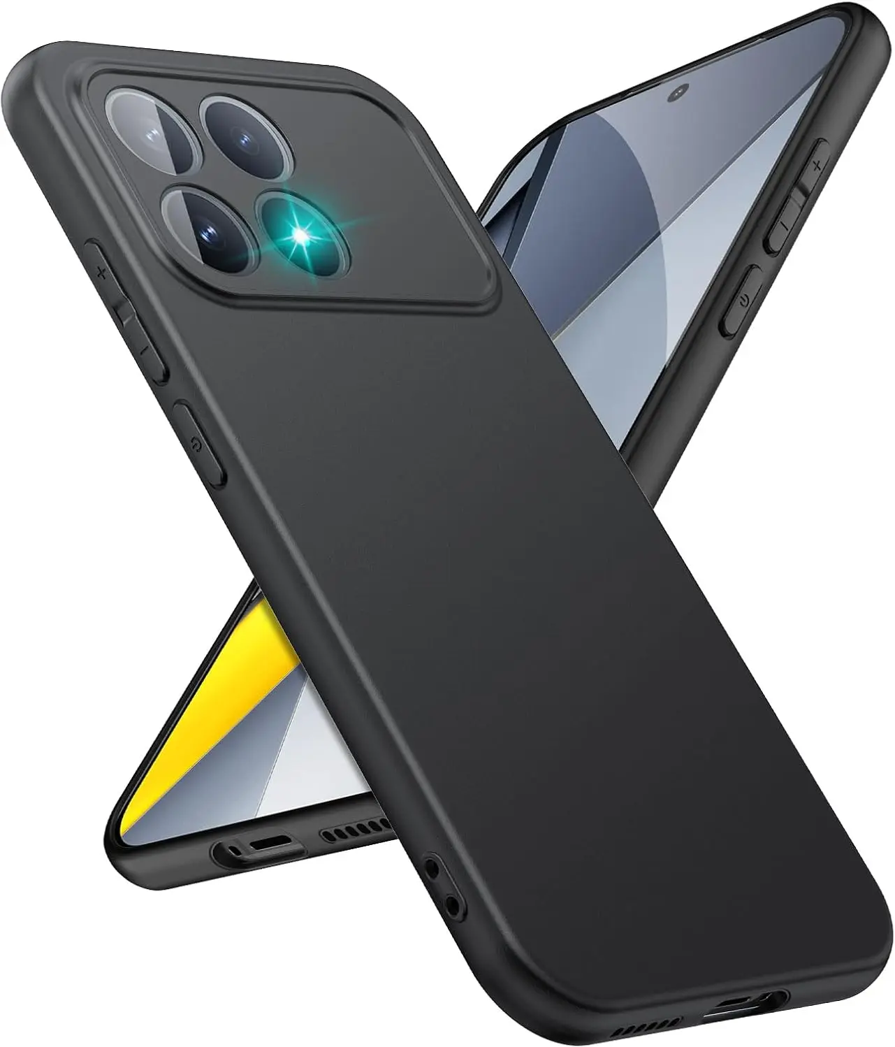 Xiaomi Poco F8 Pro Hoesje Dun TPU Back Cover Matte Zwart afbeelding 1