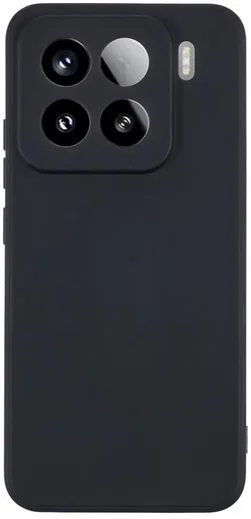 Xiaomi 15 Pro Hoesje Dun TPU Back Cover Matte Zwart afbeelding 1