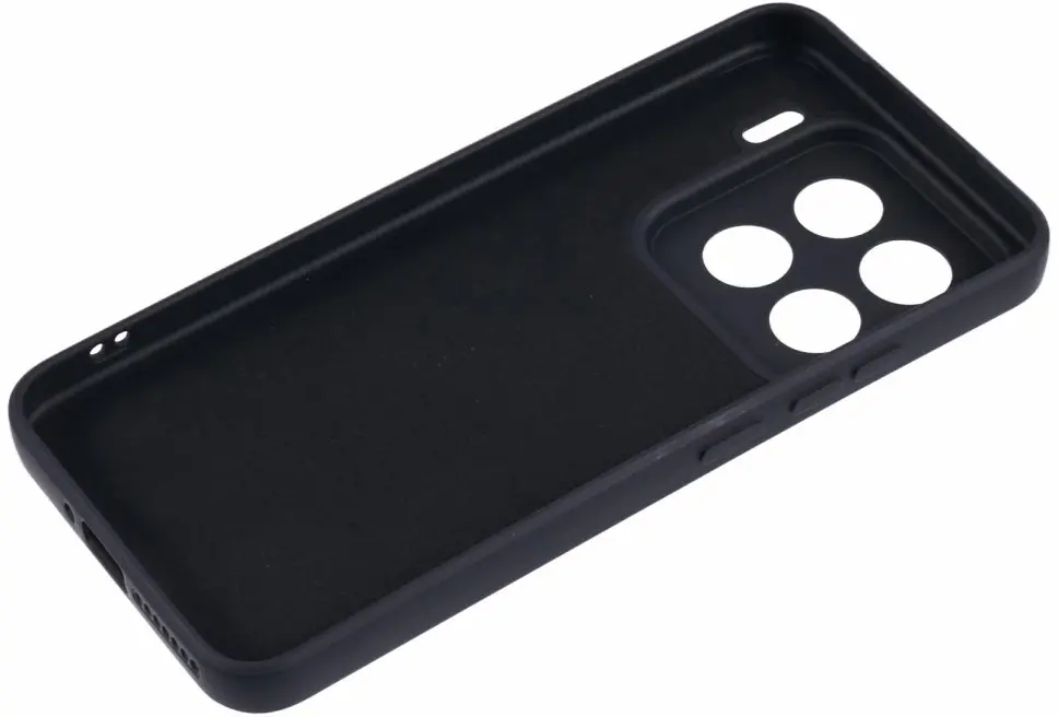 Xiaomi 15 Pro Hoesje Dun TPU Back Cover Matte Zwart afbeelding 8