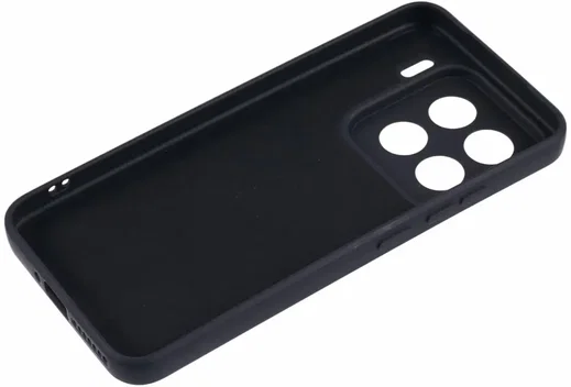 Xiaomi 15 Pro Hoesje Dun TPU Back Cover Matte Zwart afbeelding 8