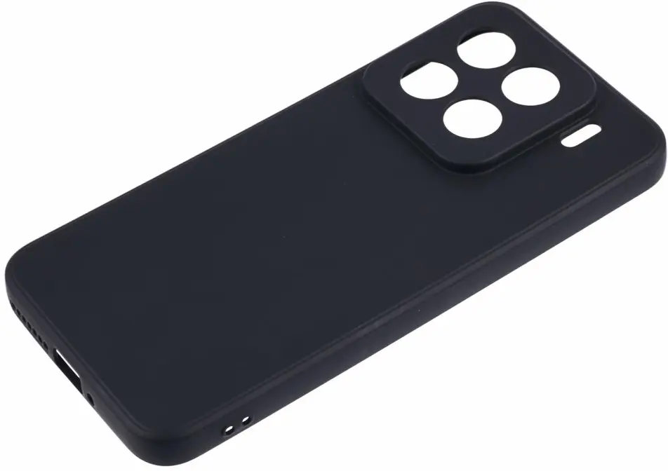 Xiaomi 15 Pro Hoesje Dun TPU Back Cover Matte Zwart afbeelding 5