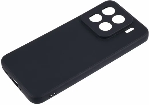 Xiaomi 15 Pro Hoesje Dun TPU Back Cover Matte Zwart afbeelding 5