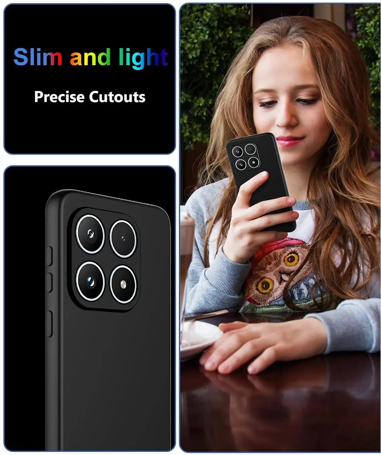 Xiaomi 17 Hoesje Dun TPU Back Cover Matte Zwart afbeelding 10