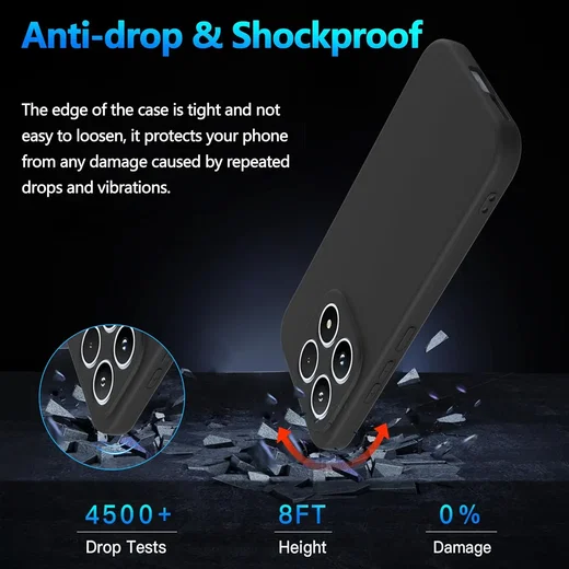 Xiaomi 17 Hoesje Dun TPU Back Cover Matte Zwart afbeelding 2