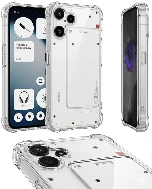 Nothing Phone (3a) Lite Hoesje Schokbestendig en Dun TPU Back Cover Transparant afbeelding 5