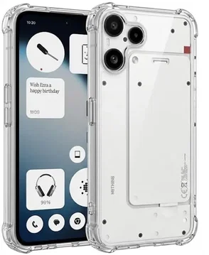 Nothing Phone (3a) Lite Hoesje Schokbestendig en Dun TPU Back Cover Transparant