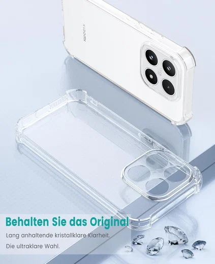 Xiaomi 17 Ultra Hoesje Schokbestendig en Dun TPU Back Cover Transparant afbeelding 4