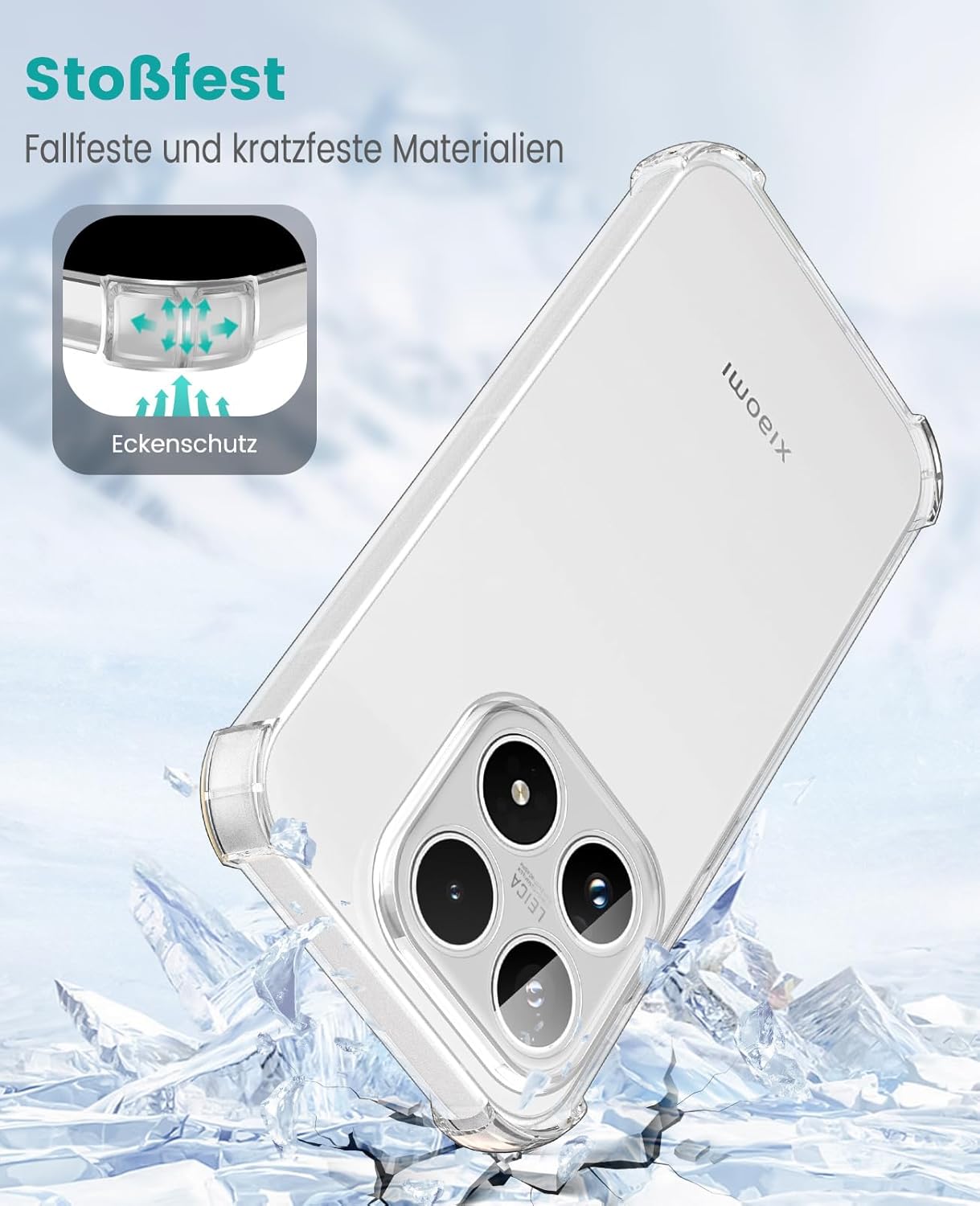 Xiaomi 17 Ultra Hoesje Schokbestendig en Dun TPU Back Cover Transparant afbeelding 8