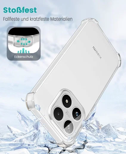 Xiaomi 17 Ultra Hoesje Schokbestendig en Dun TPU Back Cover Transparant afbeelding 8