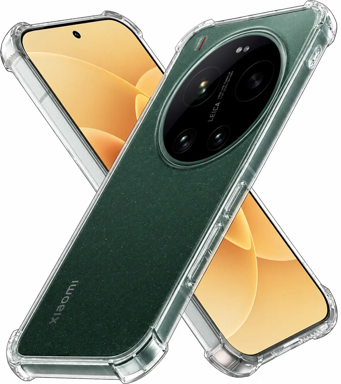 Xiaomi 17 Ultra Hoesje Schokbestendig en Dun TPU Back Cover Transparant afbeelding 1