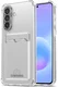 Samsung Galaxy A57 Hoesje Dun TPU met Pasjeshouder Back Cover Transparant afbeelding 2