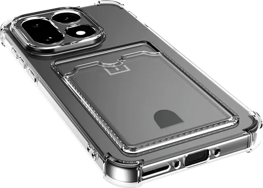 OnePlus 15 Hoesje Dun TPU met Pasjeshouder Back Cover Transparant afbeelding 7