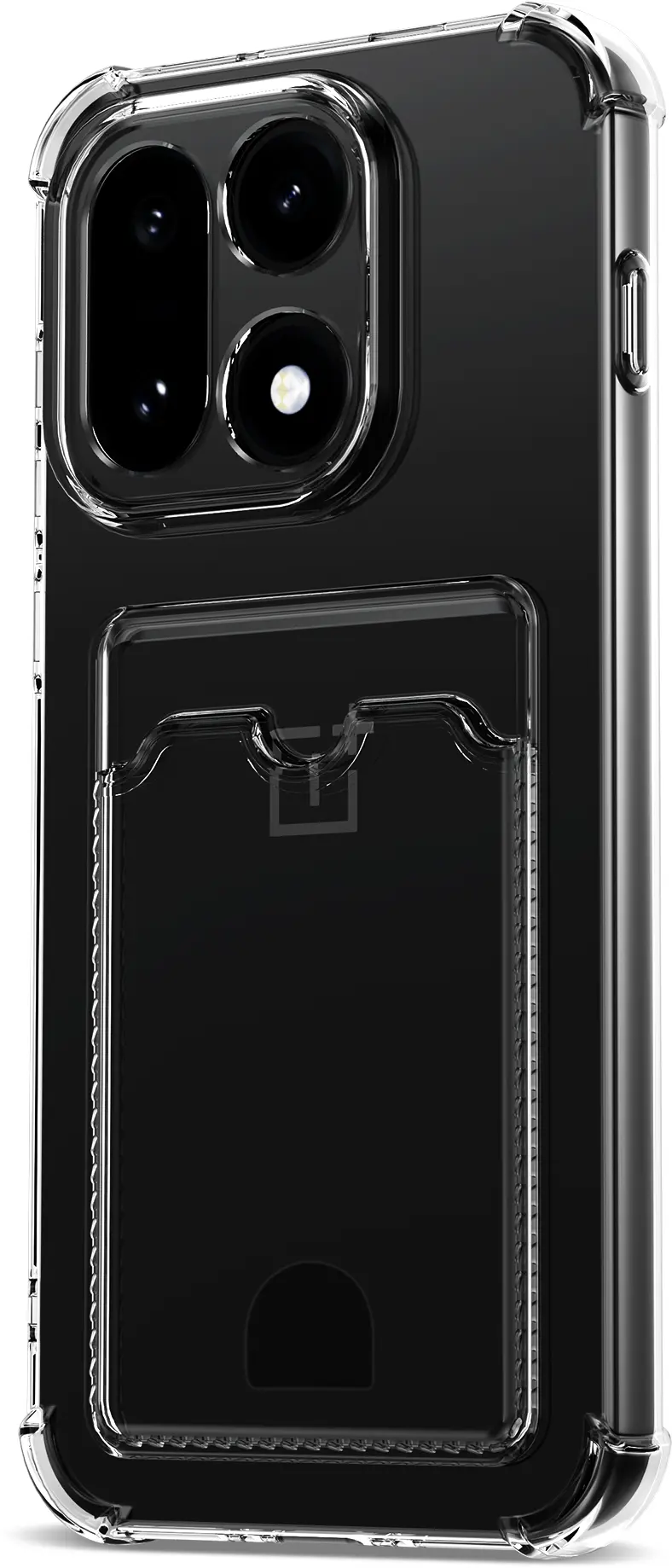 OnePlus 15 Hoesje Dun TPU met Pasjeshouder Back Cover Transparant afbeelding 5