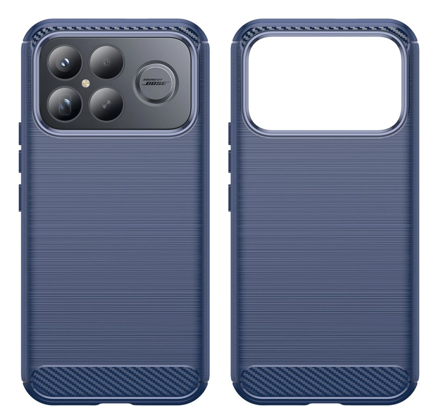 Xiaomi Poco F8 Ultra Hoesje Geborsteld TPU Flexibele Back Cover Blauw afbeelding 7