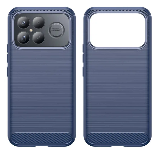 Xiaomi Poco F8 Ultra Hoesje Geborsteld TPU Flexibele Back Cover Blauw afbeelding 7