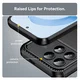 Xiaomi Poco F8 Pro Hoesje Geborsteld TPU Flexibele Back Cover Zwart afbeelding 4