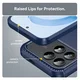 Xiaomi Poco F8 Pro Hoesje Geborsteld TPU Flexibele Back Cover Blauw afbeelding 4