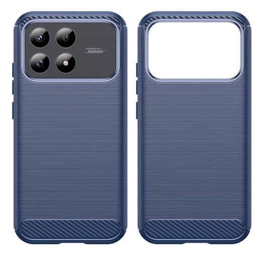 Xiaomi Poco F8 Pro Hoesje Geborsteld TPU Flexibele Back Cover Blauw afbeelding 6