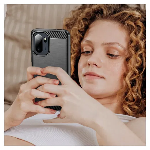 OnePlus 15R Hoesje Geborsteld TPU Flexibele Back Cover Zwart afbeelding 8