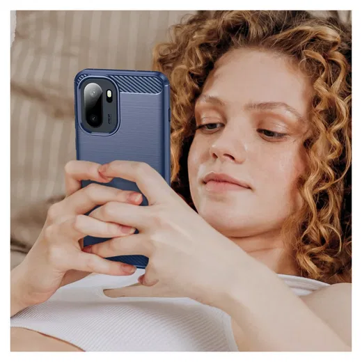 OnePlus 15R Hoesje Geborsteld TPU Flexibele Back Cover Blauw afbeelding 8