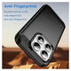 Xiaomi 17 Hoesje Geborsteld TPU Flexibele Back Cover Zwart afbeelding 4
