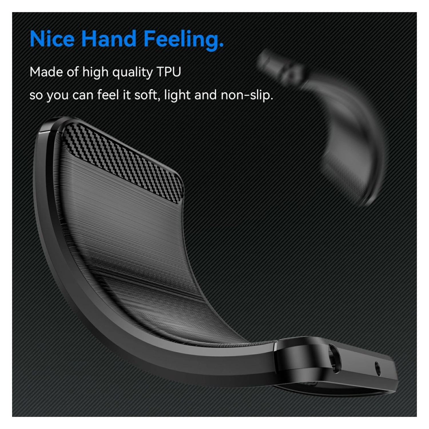 Xiaomi 17 Hoesje Geborsteld TPU Flexibele Back Cover Zwart afbeelding 5