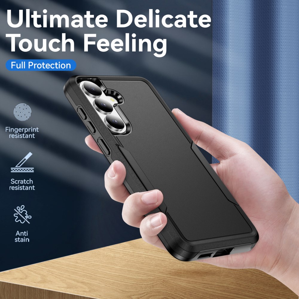 Samsung Galaxy S26 Hoesje Schokbestendige Hardcase Back Cover Zwart afbeelding 2
