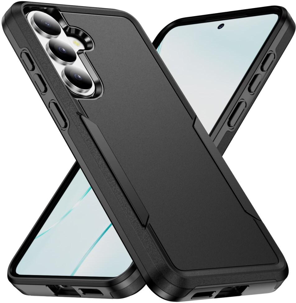 Samsung Galaxy S26 Hoesje Schokbestendige Hardcase Back Cover Zwart afbeelding 1
