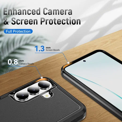 Samsung Galaxy S26 Hoesje Schokbestendige Hardcase Back Cover Zwart afbeelding 5