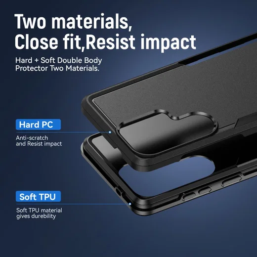 Samsung Galaxy S26 Ultra Hoesje Schokbestendige Hardcase Back Cover Zwart afbeelding 5