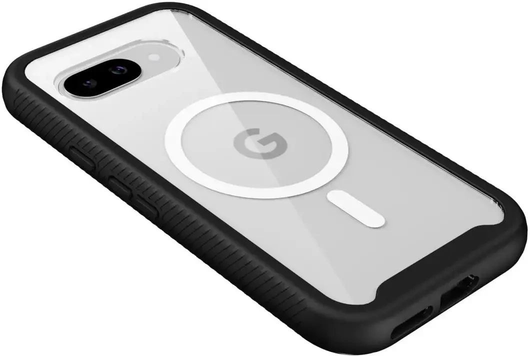 Google Pixel 10a Hoesje Full Protect 360° Cover met MagSafe / Qi2 Zwart afbeelding 9