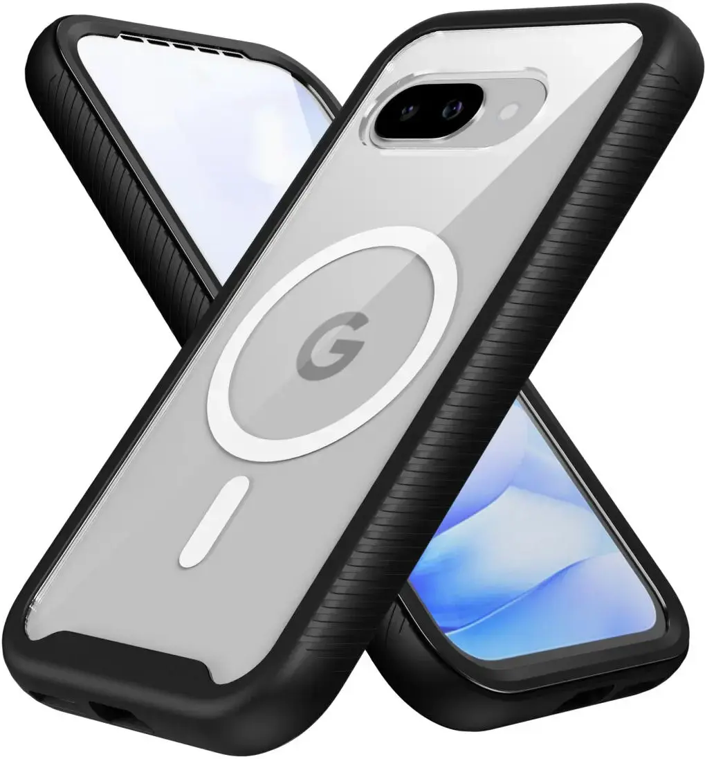 Google Pixel 10a Hoesje Full Protect 360° Cover met MagSafe / Qi2 Zwart afbeelding 3