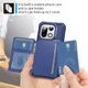 OnePlus 15 Hoesje 3-in-1 Pasjes Portemonnee Back Cover Blauw afbeelding 5
