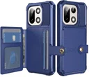 OnePlus 15 Hoesje 3-in-1 Pasjes Portemonnee Back Cover Blauw
