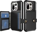 OnePlus 15 Hoesje 3-in-1 Pasjes Portemonnee Back Cover Zwart
