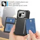 OnePlus 15 Hoesje 3-in-1 Pasjes Portemonnee Back Cover Zwart afbeelding 5