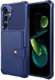 Samsung Galaxy S25 FE Hoesje 3-in-1 Pasjes Portemonnee Back Cover Blauw afbeelding 2
