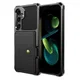 Samsung Galaxy S25 FE Hoesje 3-in-1 Pasjes Portemonnee Back Cover Zwart afbeelding 2