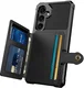 Samsung Galaxy S25 FE TPU Back Cover met Kunstleren Wallet Zwart afbeelding 10